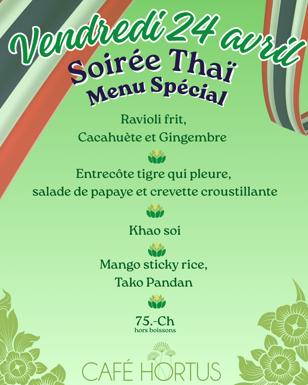 soirée thai